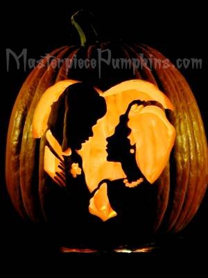 Leaping Dolphin Pumpkin Carving Pattern