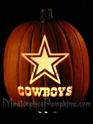 dallas cowboys pumpkin